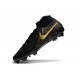 Crampons Nike Phantom Luna 2 Elite FG Noir Or Monnaie Métallique