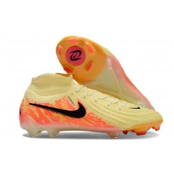 Crampons Nike Phantom Luna 2 Elite FG Jaune Orange Noir