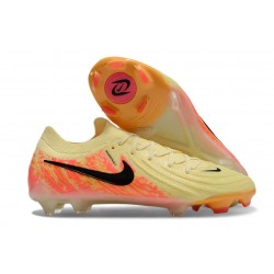 Nike Phantom Luna II Elite L FG Nouvelles Jaune Orange Noir