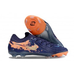 Nike Phantom Luna II Elite L FG Nouvelles Bleu Orange Or