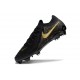 Nike Phantom Luna II Elite L FG Nouvelles Noir Or Monnaie Métallique