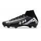 Chaussure Nike Mercurial Superfly 10 Elite FG Noir Blanc