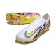 Nike Zoom Mercurial Vapor 16 Elite FG Blanc Jaune Violet Rouge