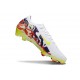 Nike Zoom Mercurial Vapor 16 Elite FG Blanc Jaune Violet Rouge
