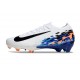 Nike Zoom Mercurial Vapor 16 Elite FG Blanc Noir Bleu