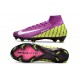 Chaussure Nike Mercurial Superfly 10 Elite FG Violet Jaune Blanc