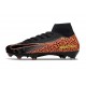 Chaussure Nike Mercurial Superfly 10 Elite FG Noir Orange Jaune