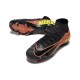 Chaussure Nike Mercurial Superfly 10 Elite FG Noir Orange Jaune