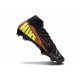 Chaussure Nike Mercurial Superfly 10 Elite FG Noir Orange Jaune