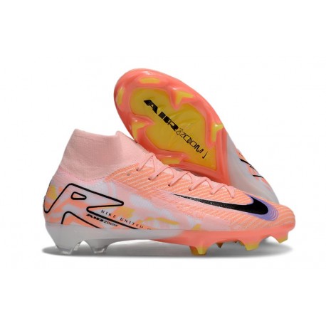 Chaussure Nike Mercurial Superfly 10 Elite FG Orange Noir