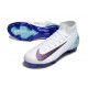 Chaussure Nike Mercurial Superfly 10 Elite FG Blanc Noir Bleu