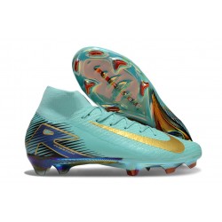 Nike Air Zoom Mercurial Superfly X Elite FG Cube Océan Or
