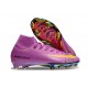 Nike Air Zoom Mercurial Superfly X Elite FG Violet Jaune