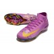 Nike Air Zoom Mercurial Superfly X Elite FG Violet Jaune