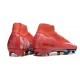 Nike Air Zoom Mercurial Superfly X Elite FG Rouge Blanc