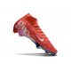 Nike Air Zoom Mercurial Superfly X Elite FG Rouge Blanc