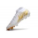 Crampons Nike Phantom Luna 2 Elite FG Blanc Or