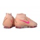 Crampons Nike Phantom Luna 2 Elite FG Teinte Cramois Rose Explosif