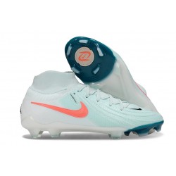 Crampons Nike Phantom Luna 2 Elite FG Menthe Rouge Atomique Noir Cassé