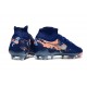Crampons Nike Phantom Luna 2 Elite FG Erling Haaland Bleu Argent Orange