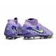Crampons Nike Phantom Luna 2 Elite FG Violet Agate Volt Très Pâle