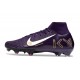 Nike Air Zoom Mercurial Superfly X Elite FG X MBAPPÉ Violet Grandiose Ivoire Pâle
