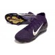 Nike Air Zoom Mercurial Superfly X Elite FG X MBAPPÉ Violet Grandiose Ivoire Pâle