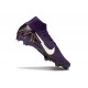 Nike Air Zoom Mercurial Superfly X Elite FG X MBAPPÉ Violet Grandiose Ivoire Pâle