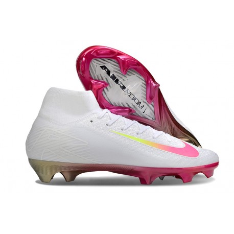 Nike Air Zoom Mercurial Superfly X Elite FG Blanc Rose