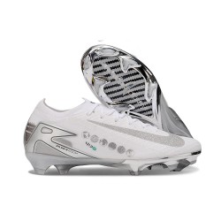 Chaussure Nouvel Nike Mercurial Vapor XVI Elite FG Blanc Argent