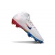 Nike Mercurial Superfly 10 Elite FG Blanc Rouge Bleu