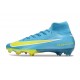 Botas Nike Mercurial Superfly 10 Elite FG Bleu Jaune