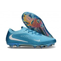 Chaussure Nike Phantom 6 Elite Low FG Bleu