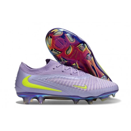 Chaussure Nike Phantom 6 Elite Low FG Violet Jaune