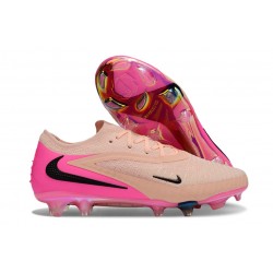 Chaussure Nike Phantom 6 Elite Low FG Rose Noir