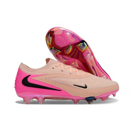 Chaussure Nike Phantom 6 Elite Low FG Rose Noir