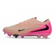 Chaussure Nike Phantom 6 Elite Low FG Rose Noir