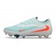 Chaussure Nike Phantom 6 Elite Low FG Vert Blanc Orange