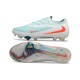 Chaussure Nike Phantom 6 Elite Low FG Vert Blanc Orange