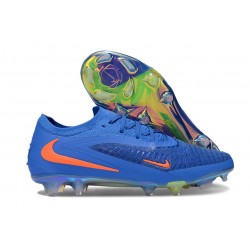 Chaussure Nike Phantom 6 Elite Low FG Bleu Naranja