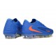 Chaussure Nike Phantom 6 Elite Low FG Bleu Naranja