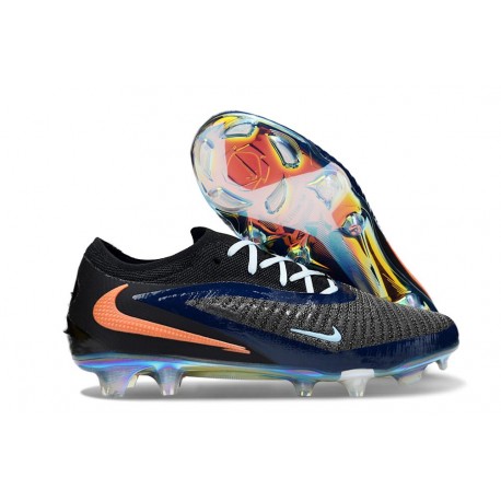 Chaussure Nike Phantom 6 Elite Low FG Noir Orange