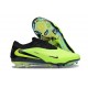 Chaussure Nike Phantom 6 Elite Low FG Vert Noir
