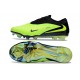Chaussure Nike Phantom 6 Elite Low FG Vert Noir