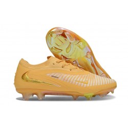 Chaussure Nike Phantom 6 Elite Low FG Jaune Or