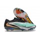 Chaussure Nike Phantom 6 Elite Low FG Argenté Noir Turquoise