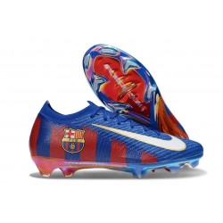 Nouvel Nike Mercurial Vapor XVI Elite FG Barcelona Bleu Blanc Rouge