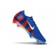 Nouvel Nike Mercurial Vapor XVI Elite FG Barcelona Bleu Blanc Rouge