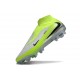 Crampons Neuf Nike Phantom 6 Elite DF FG Gris Volt Noir