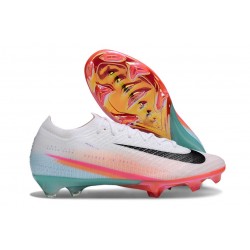Nike Air Zoom Mercurial Vapor 16 Elite FG Blanc Noir Bleu Rouge